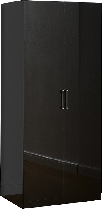 Modern two door black wardrobe , Please click to get details
