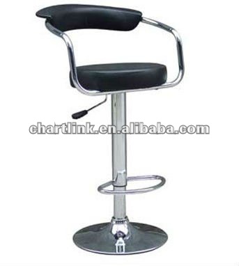 PU SWIVEL BAR CHAIR with gas lift 
PU Seat and Chromed gas lift 
Any color is available  , Please click to get details