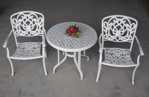 Aluminium cat table and chairs , Please click to get details